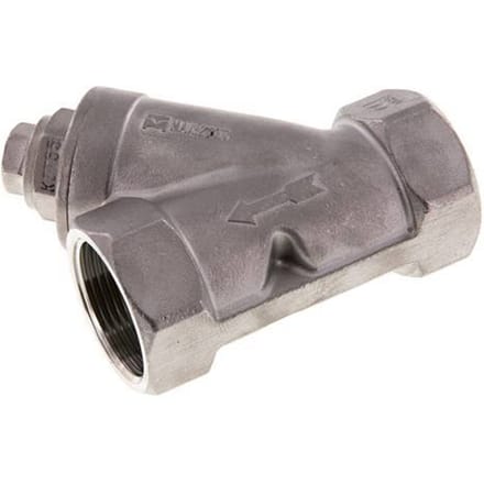 G 1 1/4'' RVS Y-filter 1 mm Maaswijdte 40 Bar - SLSE-114