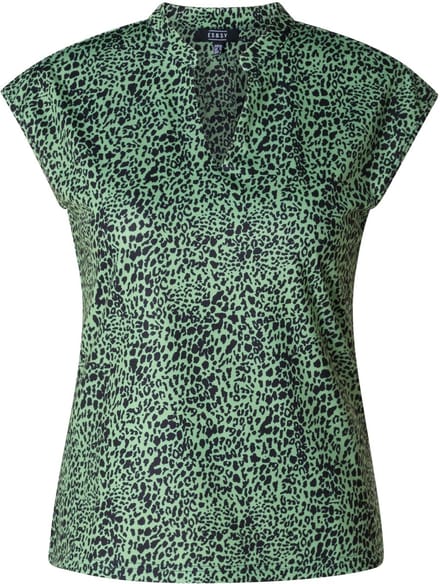 ES&SY Minthe Tops - Green/Multi-Colour - maat 44