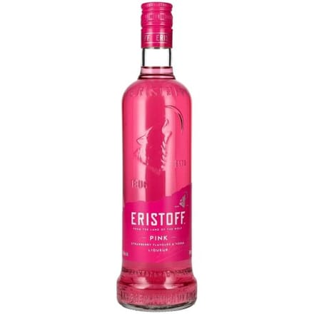Eristoff PINK Strawberry Flavours & Vodka Liqueur 18% Vol. 0,7l