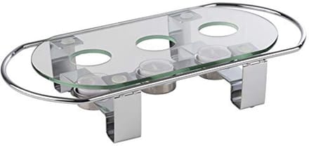 Voedselwarmer met 3 Vlammen en Glasplaat – Ideaal voor Buffet en Tafels