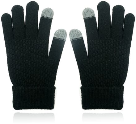 LGT JWLS Dames Touchscreen Handschoenen in Zwart