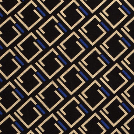POLY VISCOSE JERSEY STOF DISCHARGE BEDRUKT ABSTRACT BLAUW -MY IMAGE - HERFST - WINTER 2022 - PER METER.