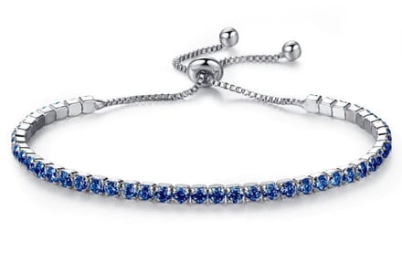 Montebello Armband Caia Blue - Messing Verzilverd - Aanpasbaar