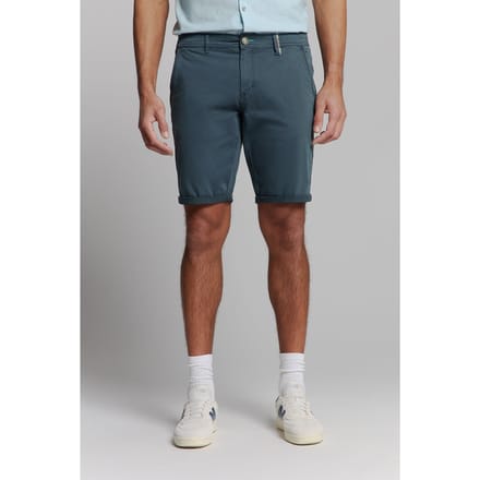No Excess Short chino garment dyed twill stre night