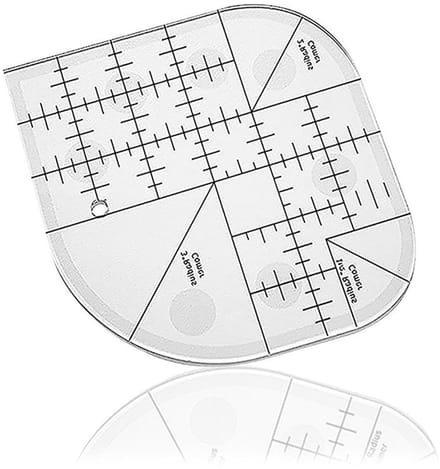 Gebogen Liniaal voor Quilten en Patchwork - Acryl Sjabloon voor DIY Kledingmaken en Creatieve Projecten