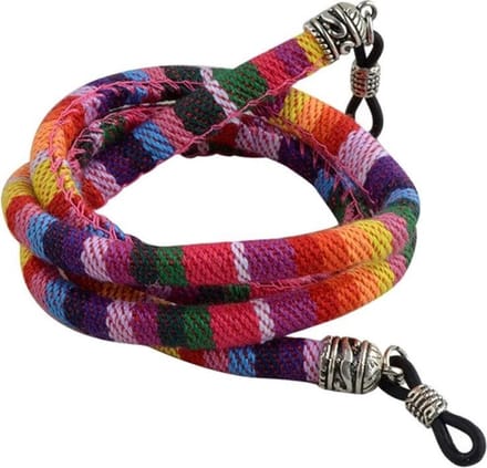 Fako Bijoux® - Brillenkoord - Boho - 6mm - 70cm - Regenboog