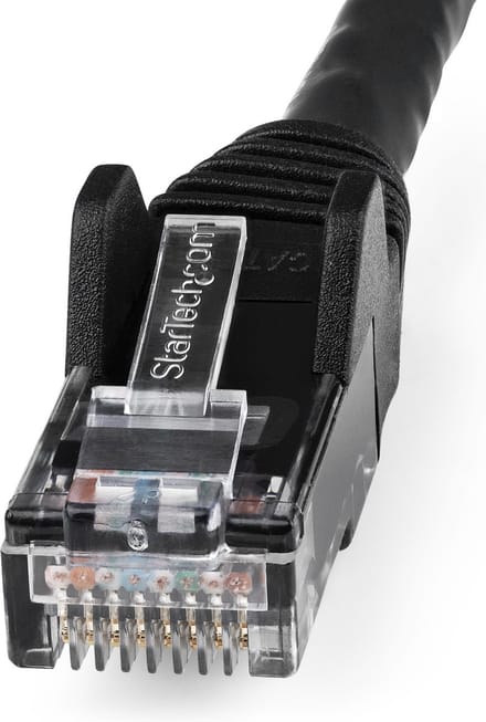 StarTech 1 meter CAT6 Gigabit Netwerkkabel - LZSH Snagless PoE - Zwart