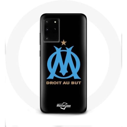 Coque - Olympique de Marseille - Samsung Galaxy S11 Plus - Noir - Logo - Protection chocs noir