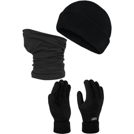 Regatta Professional Herenhoed en -handschoenen-set (Zwart)