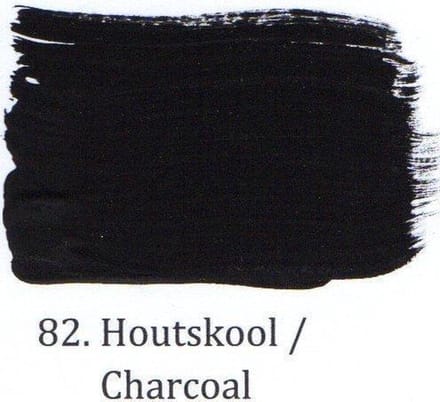 Kalkverf 2,5 ltr 82- Houtskool