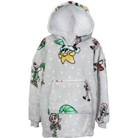 Unique Living - Hoodie Xmas Natale - 60x67cm - Grijs