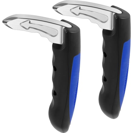 2/4 stuks Autodeur Assistent Handgreep 2 in 1 Multifunctionele Voertuig Steunhandgrepen Ruitenbreker Draagbaar Automotive Auto Handgreep Assistent black