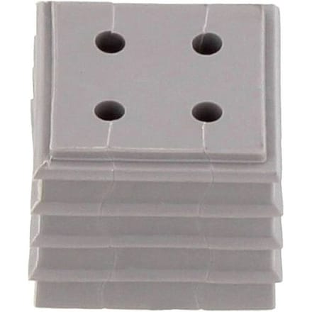 CONTA-CLIP KDS-DE 4X2-3 GR Afdichtingselement Met trekontlasting Klem-Ø (max.) 3 mm Thermoplastisch elastomeer Grijs 10 stuk(s)