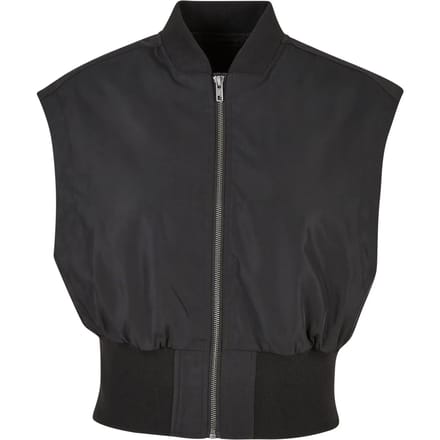 Urban Classics - Recycled Short Bomber Vest Mouwloos jacket - 4XL - Zwart