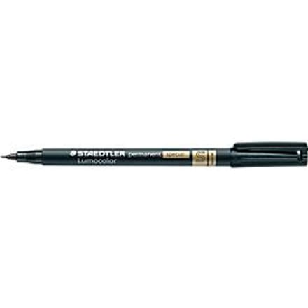 Staedtler lumocolor permanent special s zwart - 10 stuks