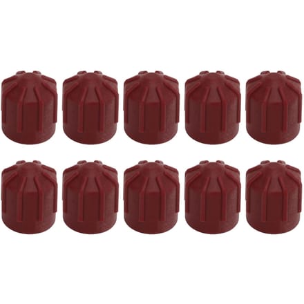 50 stuks Airconditioning Ventieldop ABS Afdekking M10X1 Universeel Ontwerp voor Automotive brown