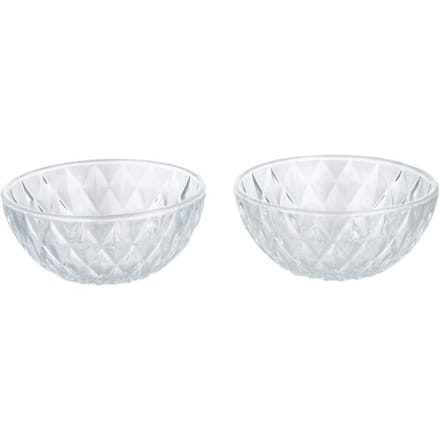 SILVERCREST Set van 2 glazen ijscoupes of schaaltjes (Schaal/transparant)