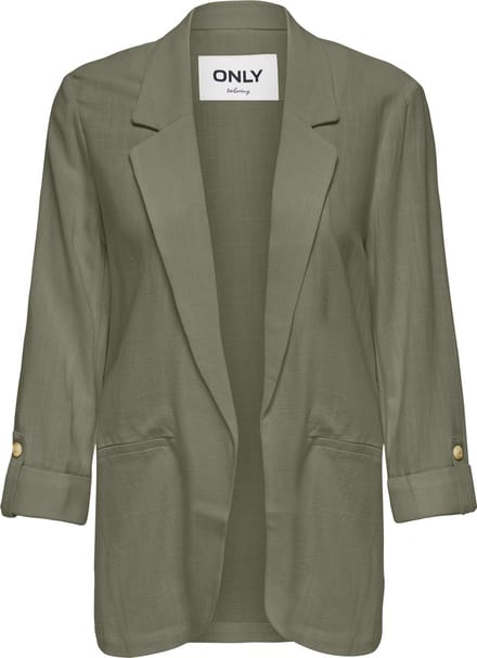 Only Blazer Onlsiesta 3/4 Open Lin Bl Blaze Tlr 15322274 Deep Lichen Green Dames Maat - W38