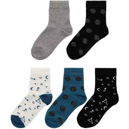 Set van 5 paar damessokken Lenz