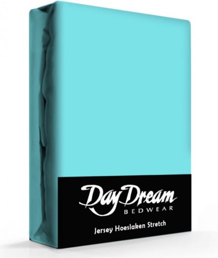 Day Dream Jersey Hoeslaken Aqua-190 x 220 cm