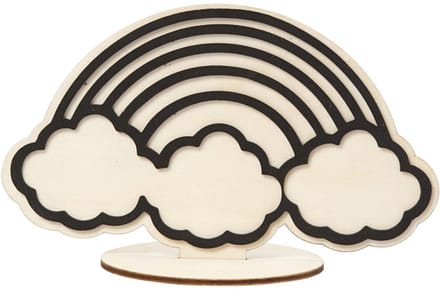 CC Houten Figuur Regenboog 10,5 cm