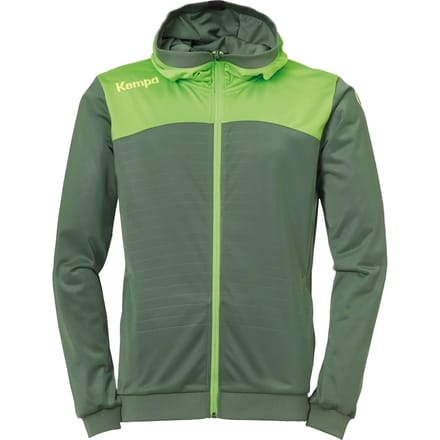 Kempa Emotion 2.0 Jas met Capuchon Dragon Groen-Hope Groen Maat M