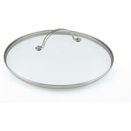 GreenPan universele glazen deksel 20cm - transparant - verhard glas - RVS