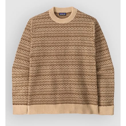 Patagonia Recycled Wool-Blend Gebreide Trui bruin
