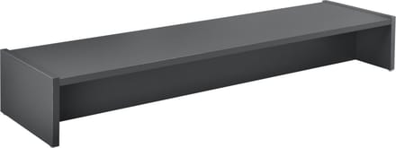 Monitorstandaard verhoger 100x27x15 cm donkergrijs
