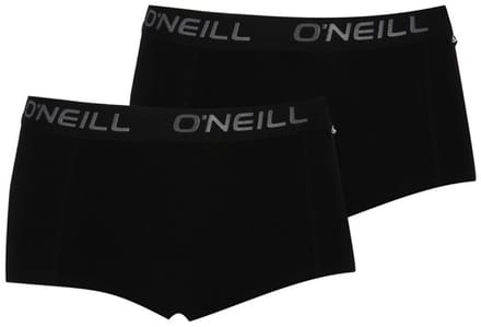Dames boxershorts | Shorty | Uni | Merk: O’Neill | Kleur: Zwart | Maat: S t/m XL | 6 pack