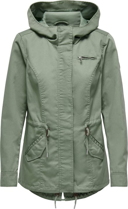 Only Jas Onllorca Canvas Parka Cc Otw Noos 15216452 Hedge Green Dames Maat - M