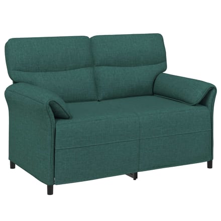 vidaXL - Bank - 100% - polyester - metalen - frame - MDF, - Multiplex