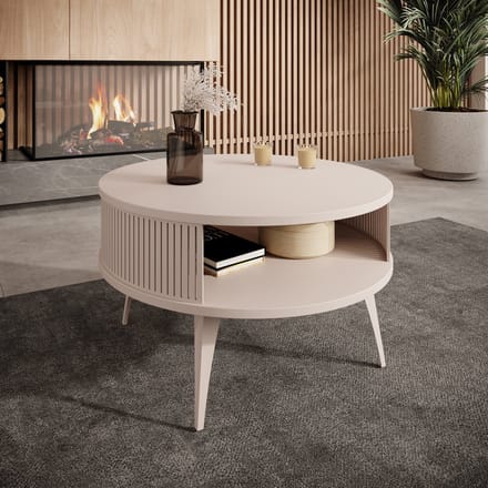 Meubella - Roslyn - Salontafel - Beige