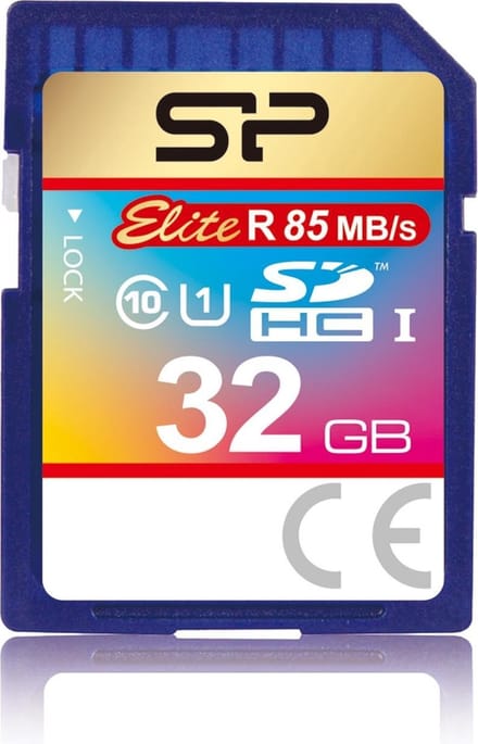 Silicon Power Elite 32 GB SDHC UHS-1 Class 10 Speicherkarte