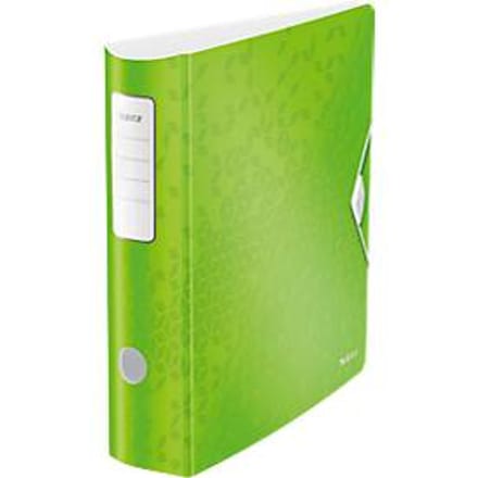 LEITZ® ordner Active WOW, A4, rugbreedte 82 mm, 5 stuks, groen