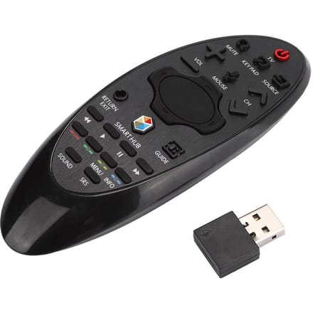TV Afstandsbediening voor Samsung SR-7557 HUB Vervangende Afstandsbediening voor Smart TV Zwart gray