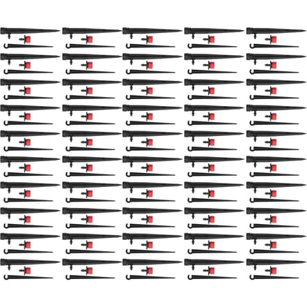 150 STUKS/Set Druppelirrigatie Kit Waterdruppelaars Tuinsproeiers Accessoires black