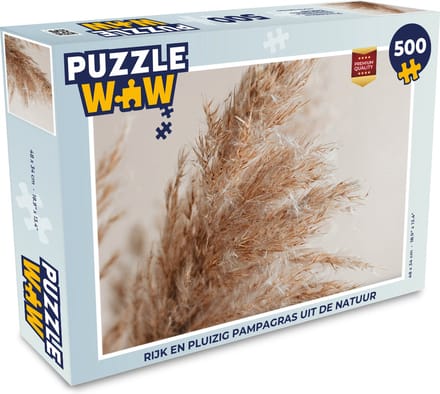 Puzzel Gras - Planten - Natuur - Pampasgras - Legpuzzel - Puzzel 500 stukjes
