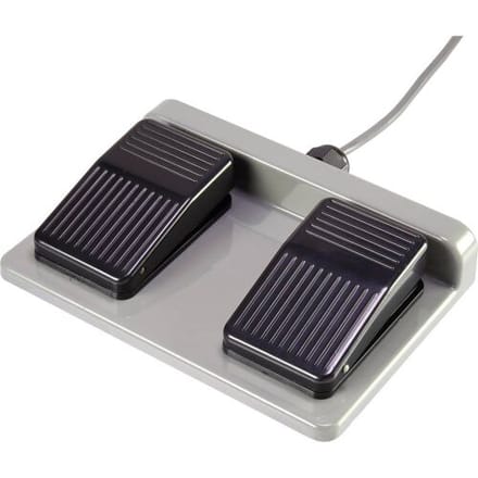 TRU COMPONENTS Voetschakelaar 250 V/AC 16 A 2x wisselcontact 1 stuk(s)
