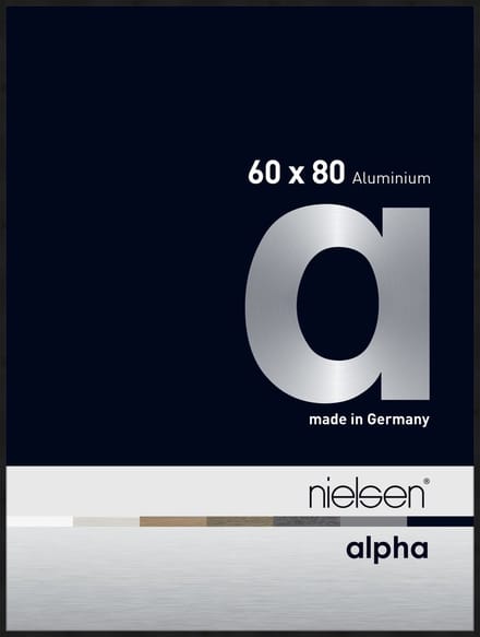 Nielsen Alpha Aluminium Wissellijst Black Matt 60x80cm