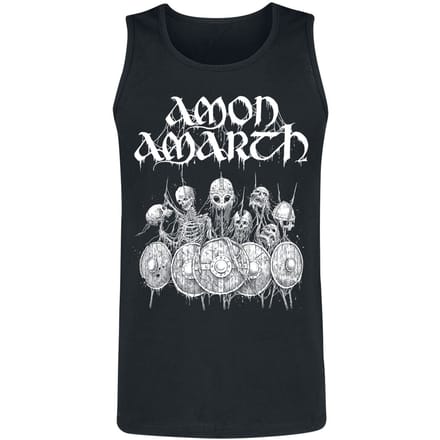 Amon Amarth Tanktop - Shieldwall - S tot XL - voor Mannen - zwart