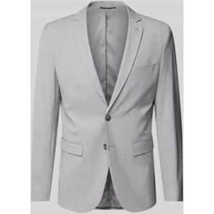 slim fit 2-knoops colbert met klepzakken