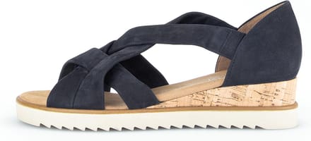 Gabor 782 Sandalen - Met Sleehak - Dames - Blauw - Maat 43