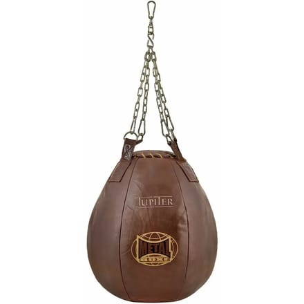 Grote lederen bokszak Metal Boxe jupiter