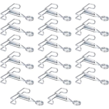 20 STUKS RVS Klem Veer Waterstop Afdichtingsklem Latex Rubber Slangklem white