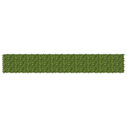 vidaXL - Balkonscherm - met - bladeren - Groen - en - Geel - 500 - x - 75 - cm