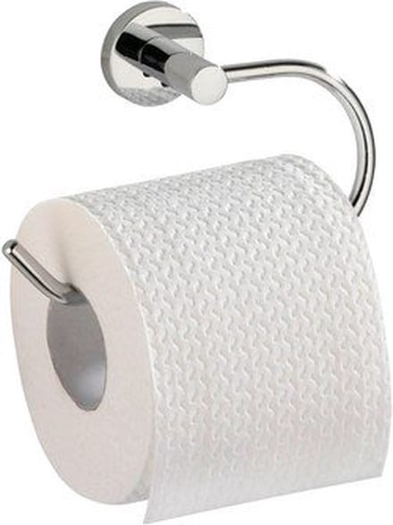 Wenko Powloc Toiletrolhouder 9.5x5x15.5cm chroom Chroom