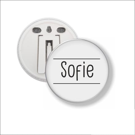 Button Met Clip 58 MM - Sofie