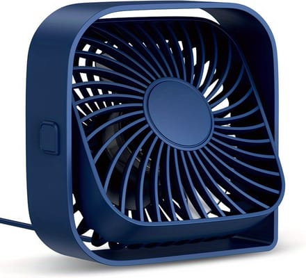 Livano Ventilator Staand - Ventilatoren - Tafelventilator - Statief - Extra Verkoelend - Aircooler - Cooling Fan - Cooler - Blauw