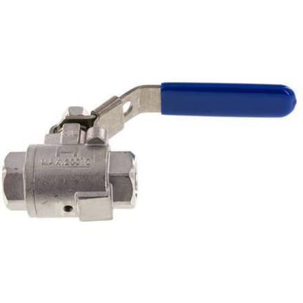 G 3/8 inch RVS Kogelkraan met Ontluchting - BL3SH-MVT-038